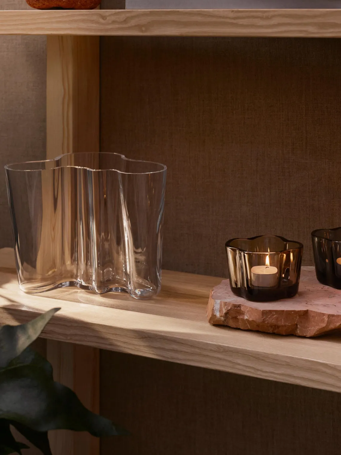 Online iittala Photophore Alvar Aalto Grège, transparent