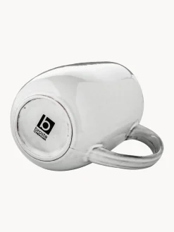 Best Broste Copenhagen Pichet à lait artisanal Nordic Sand, 1 L Gris clair, chiné