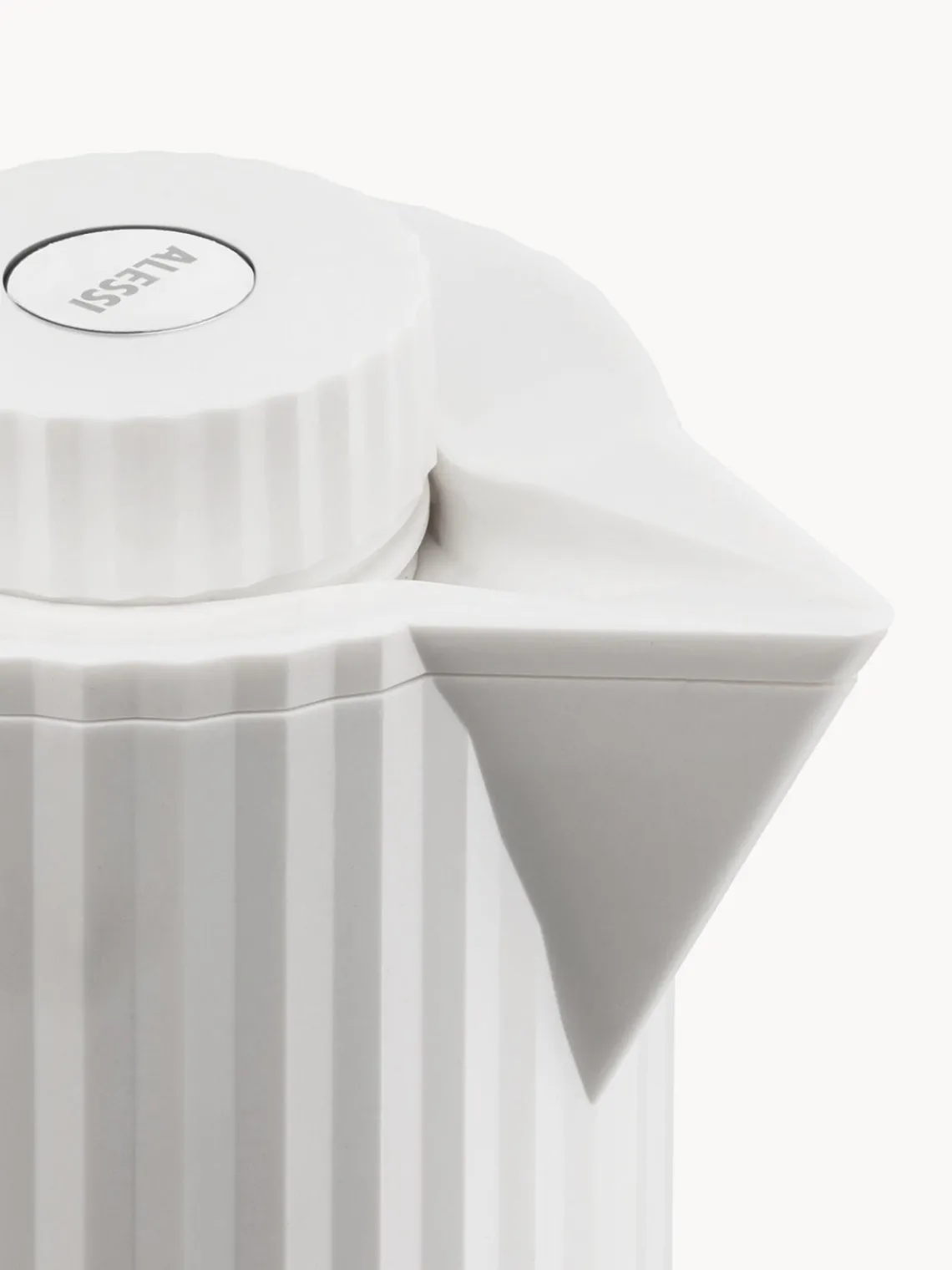 New ALESSI Pichet isotherme Plissé, 1 L Blanc