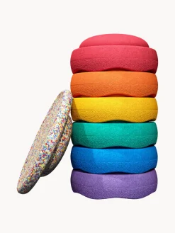 Best Stapelstein Pierres à empiler avec pierre d'équilibre Original, 7 élém. Multicolore