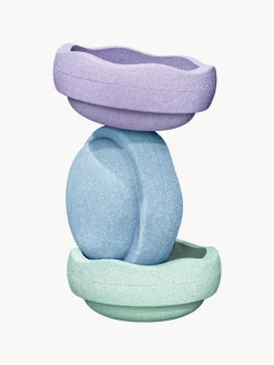Clearance Stapelstein Pierres à empiler Original, 3 élém Lavande, bleu ciel, vert menthe, pastel