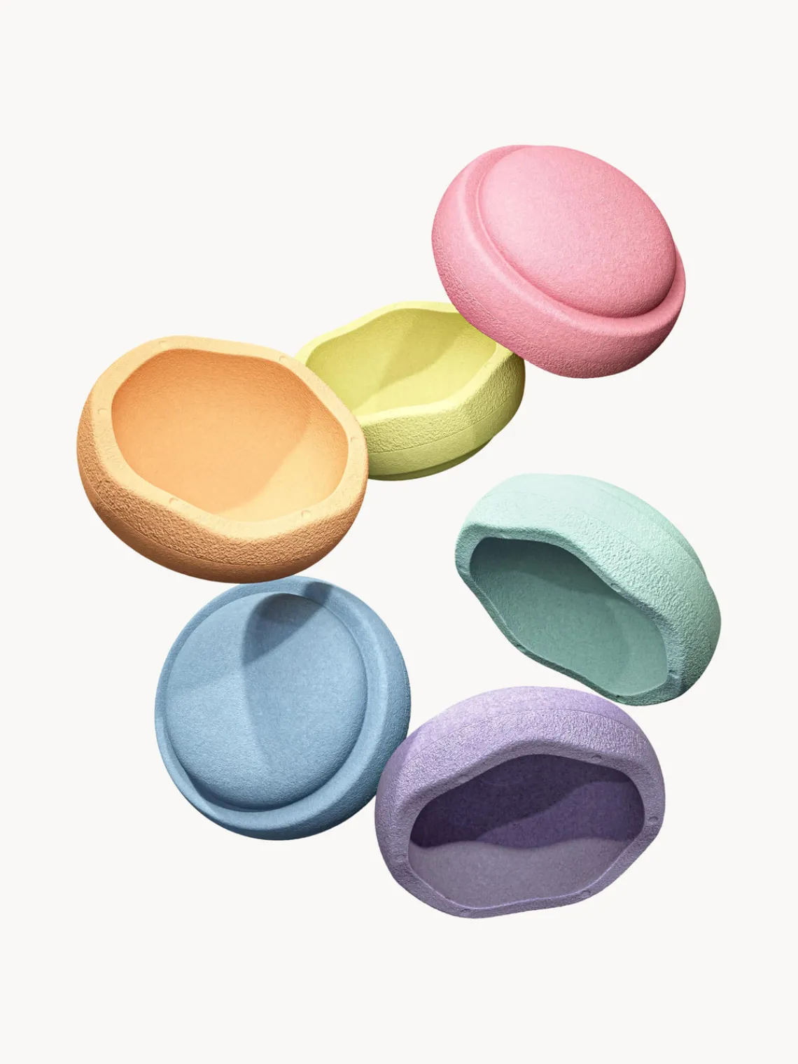 Sale Stapelstein Pierres à empiler Original, 6 élém Multicolore, pastel