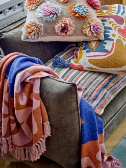Best Bloomingville Plaid à motifs Atle