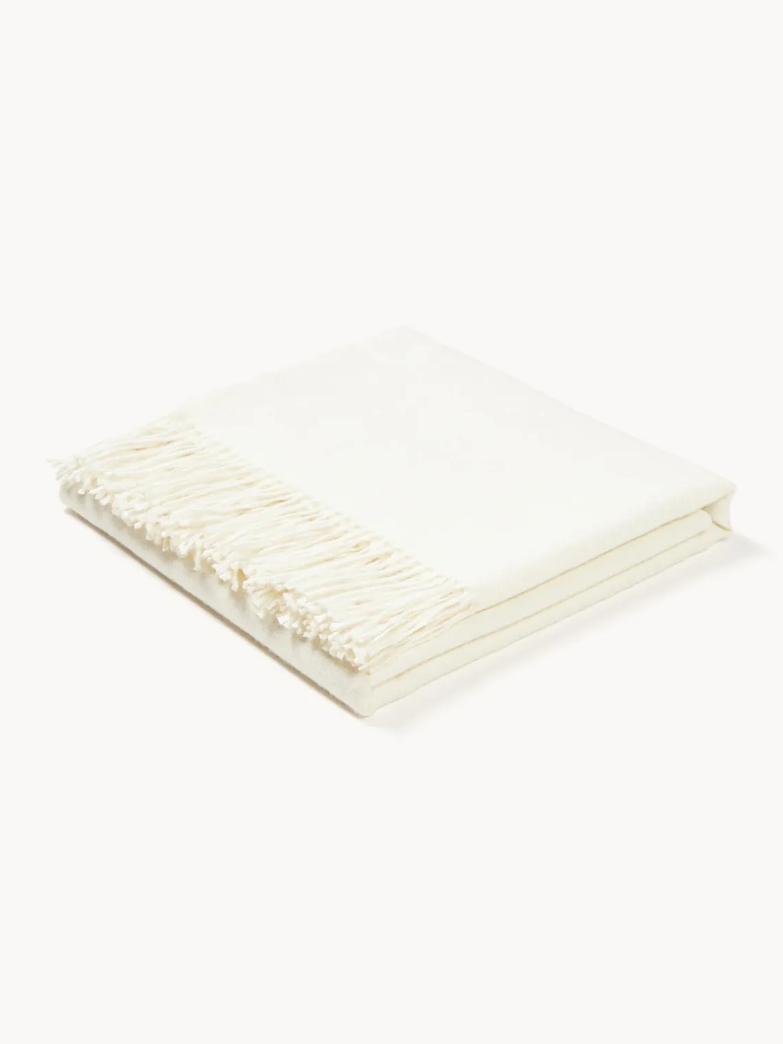 Clearance Elvang Plaid en laine d'alpaga Luxury Blanc cassé