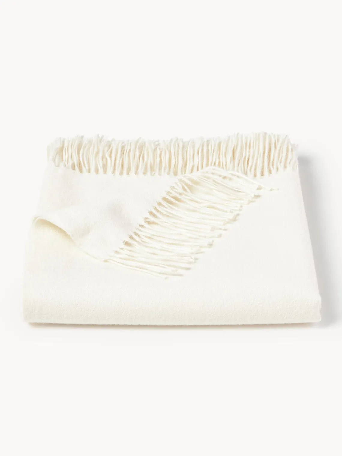 Clearance Elvang Plaid en laine d'alpaga Luxury Blanc cassé
