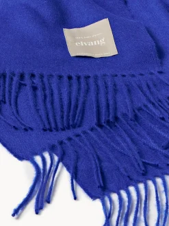 Outlet Elvang Plaid en laine d'alpaga Luxury Bleu roi