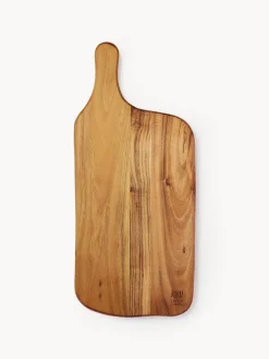 New Aida Planche à découper en bois de teck Raw