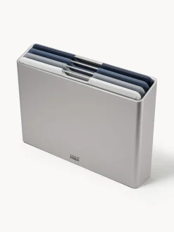 Discount Joseph Joseph Planches à découper avec support Folio, 5 élém. Argenté, tons gris et bleus