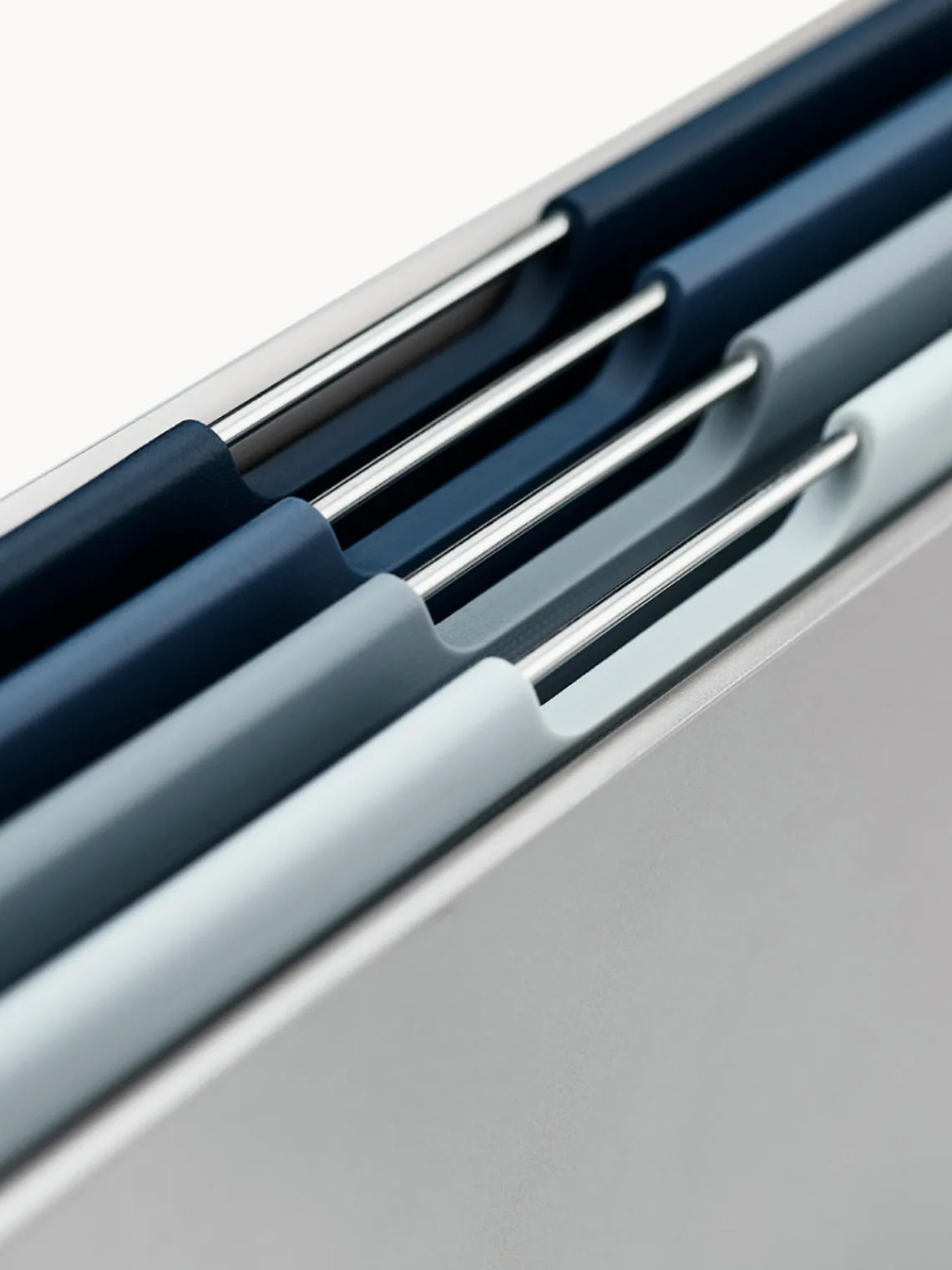 Discount Joseph Joseph Planches à découper avec support Folio, 5 élém. Argenté, tons gris et bleus