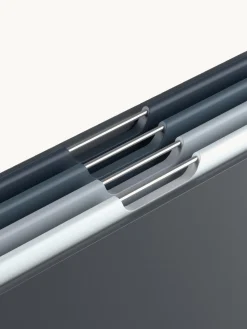 New Joseph Joseph Planches à découper avec support Folio, 5 élém. Anthracite, tons gris et bleus