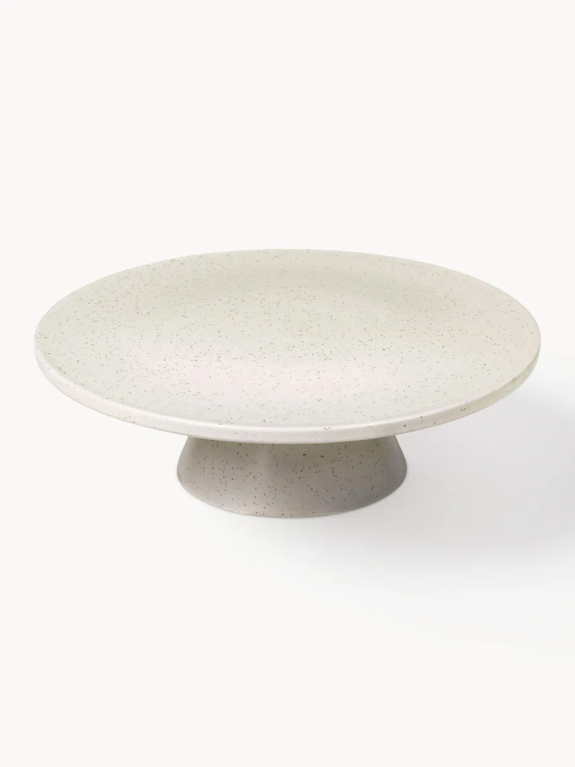 Sale Broste Copenhagen Plat à gâteau Nordic Vanilla Blanc cassé, chiné