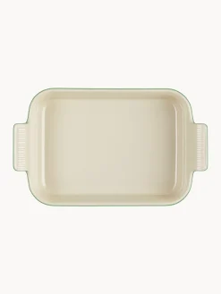 Hot LE CREUSET Plat de cuisson rectangulaire Tradition Tons verts, haute brillance