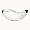 Fashion GEORG JENSEN Plat de service en acier inoxydable de forme organique Bloom