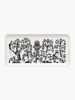 Fashion iittala Plat de service en porcelaine Taika Noir, blanc
