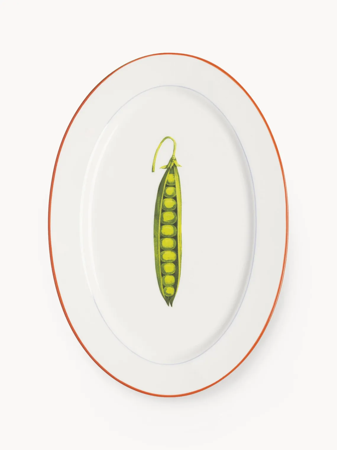 Sale &k Amsterdam Plat de service en porcelaine Fine Bon Chine Pea Petits pois