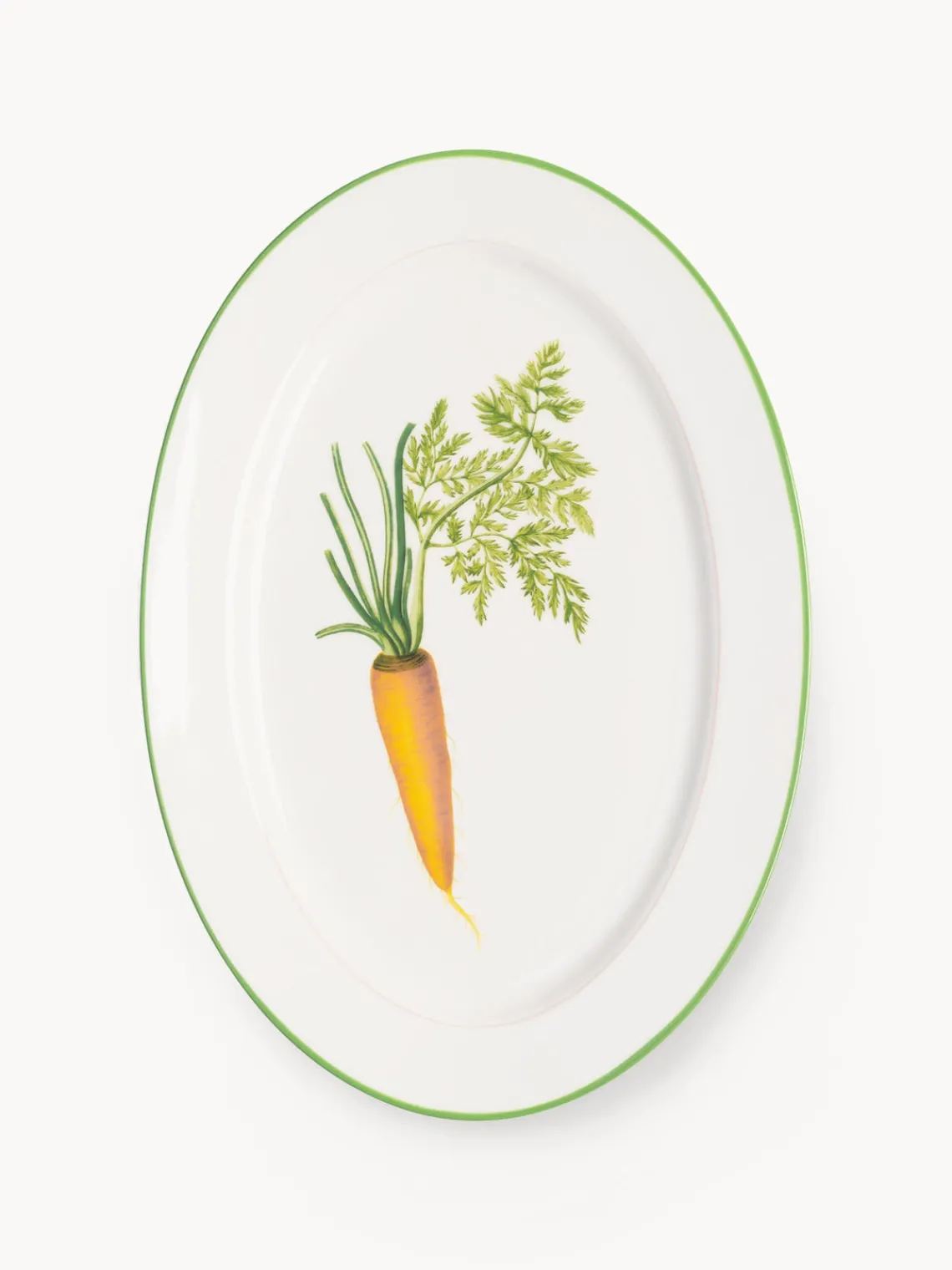 Best &k Amsterdam Plat de service en porcelaine Fine Bon Chine Carrot Carotte