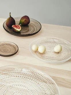 Fashion iittala Plat de service en verre Kastehelmi Transparent