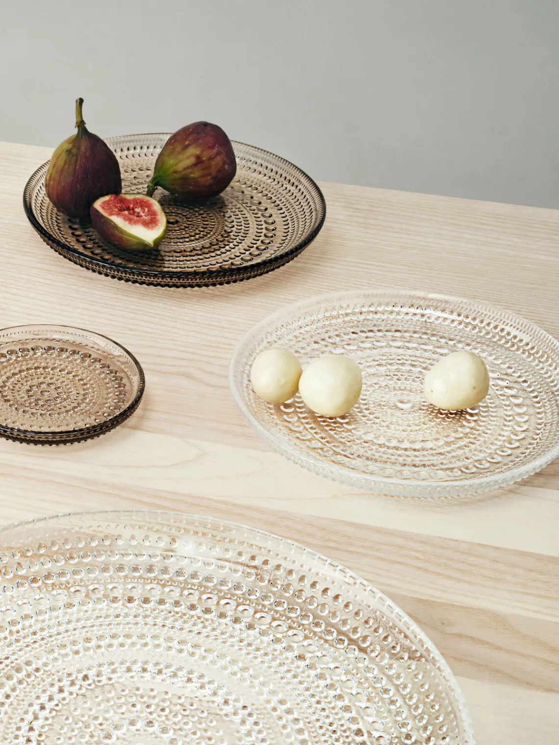 Fashion iittala Plat de service en verre Kastehelmi Transparent