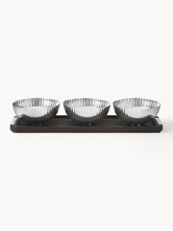 New GEORG JENSEN Plateau apéritif Bernadotte, 4 élém.