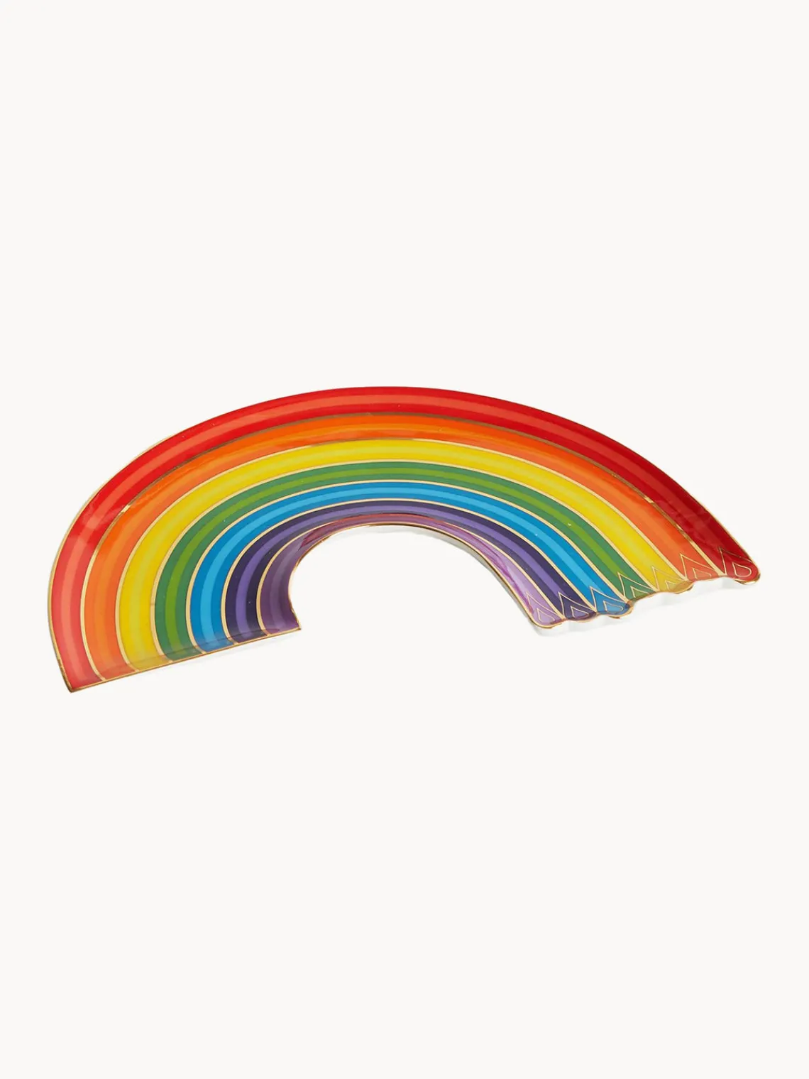 Discount Jonathan Adler Plateau décoratif en porcelaine Rainbow