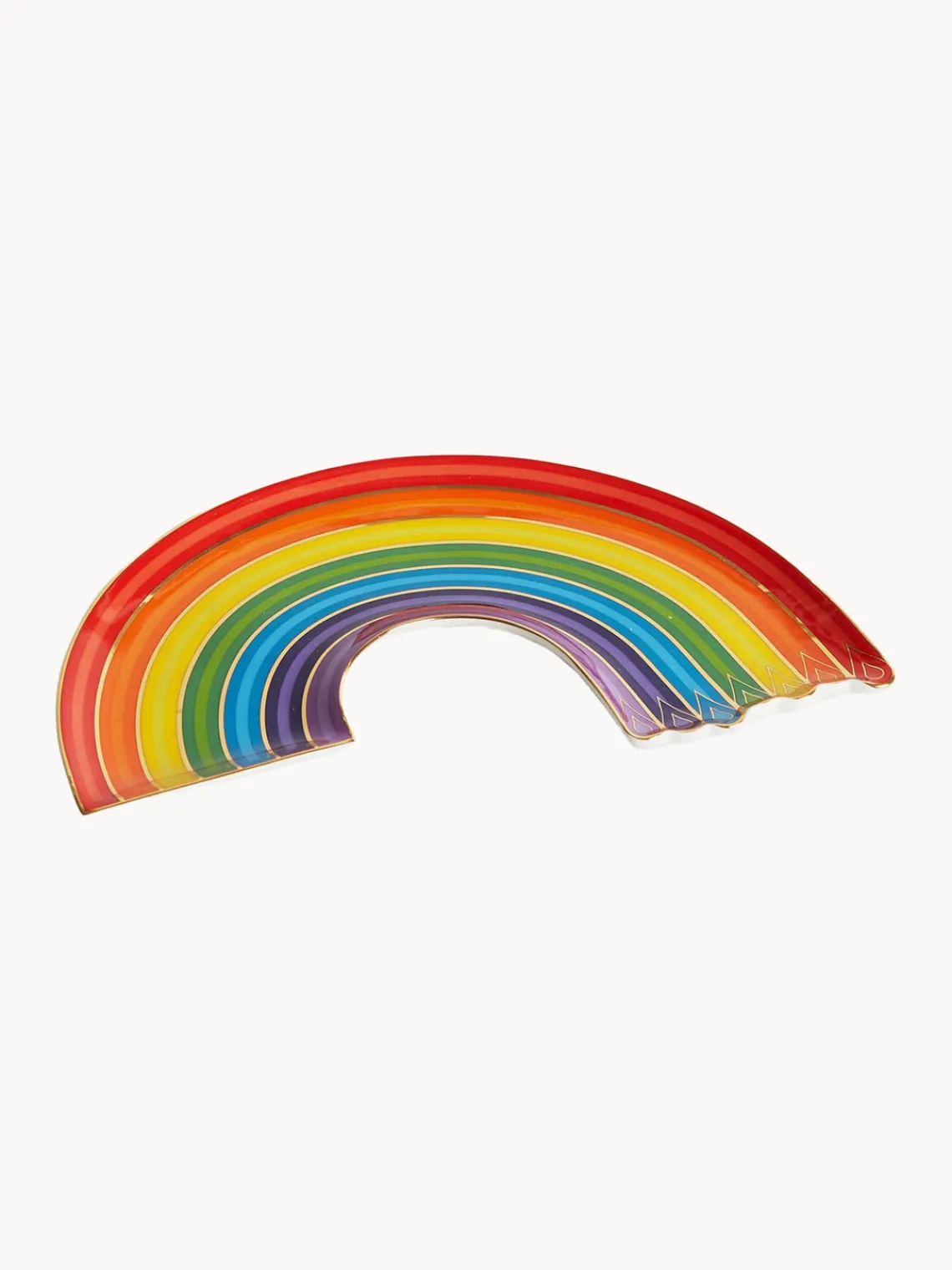 Discount Jonathan Adler Plateau décoratif en porcelaine Rainbow