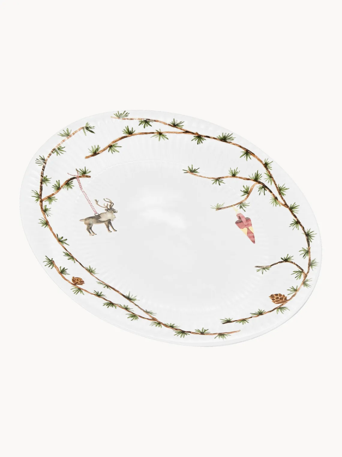 Online KÄHLER Plateau de service artisanal en porcelaine Hammershøi