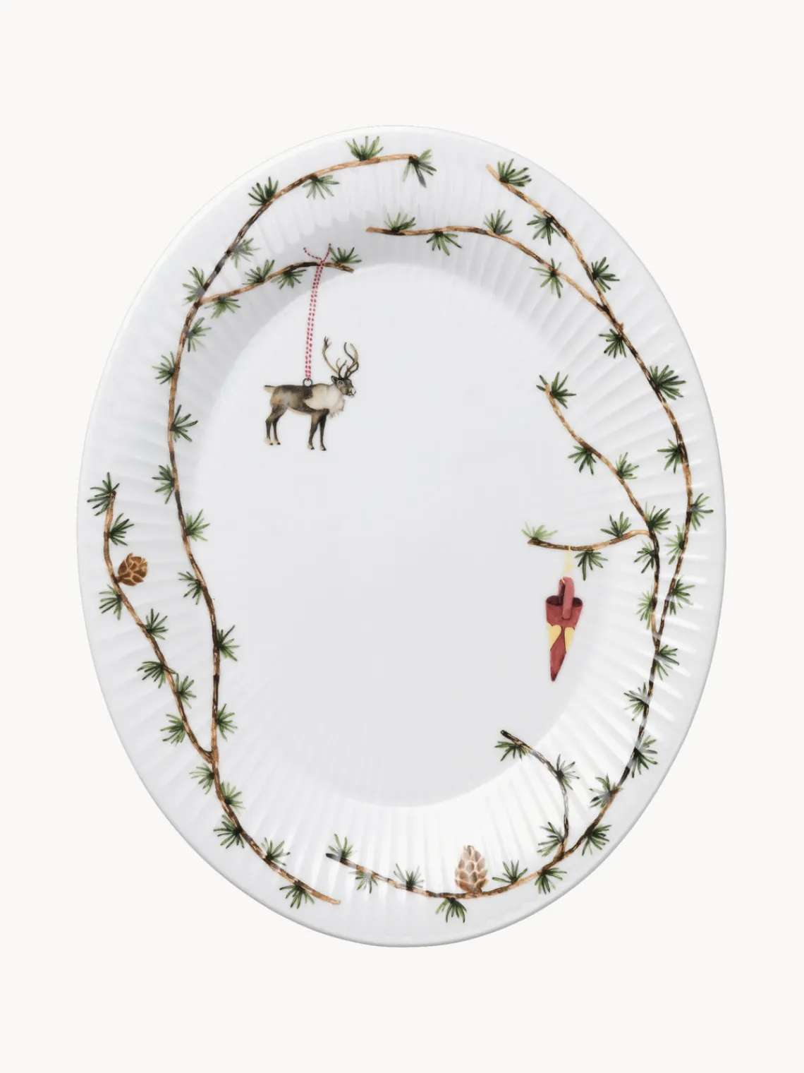 Online KÄHLER Plateau de service artisanal en porcelaine Hammershøi