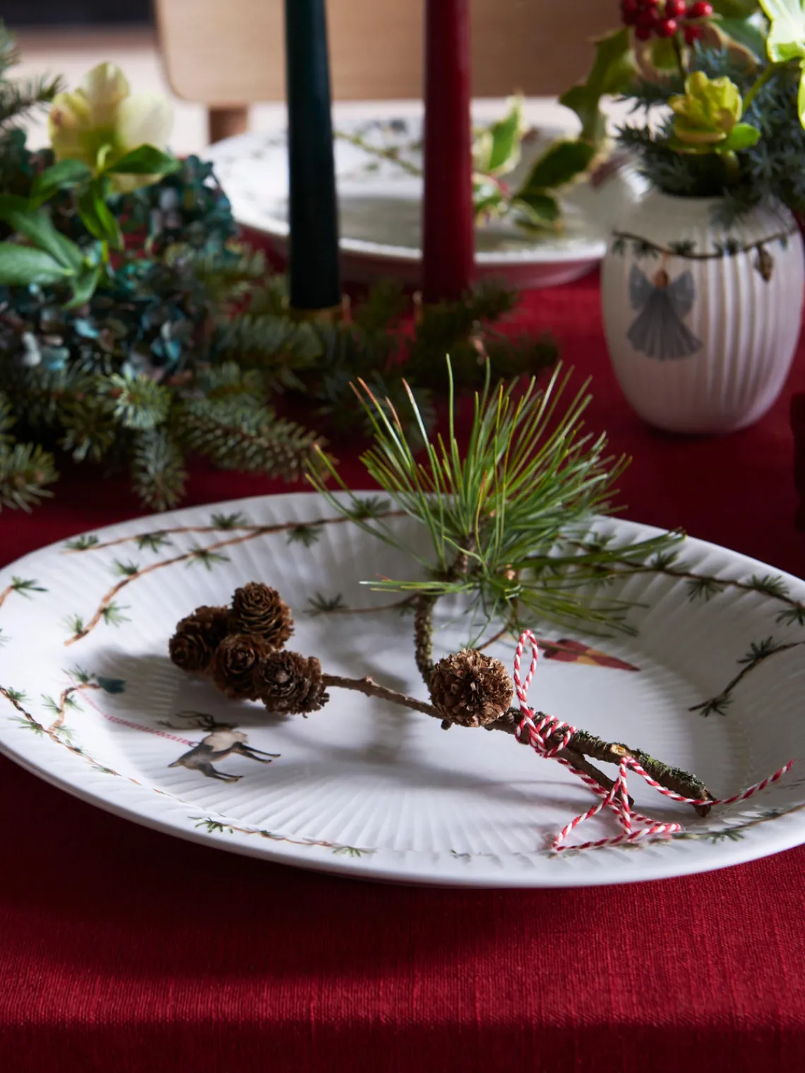 Online KÄHLER Plateau de service artisanal en porcelaine Hammershøi