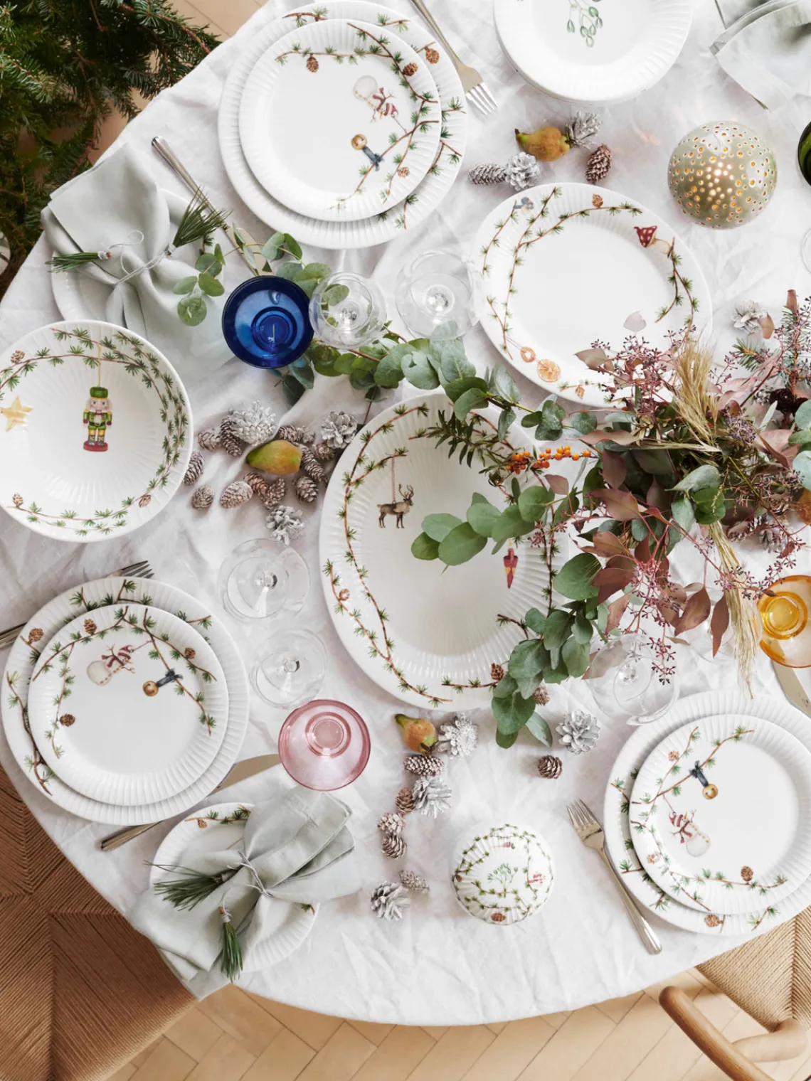 Online KÄHLER Plateau de service artisanal en porcelaine Hammershøi