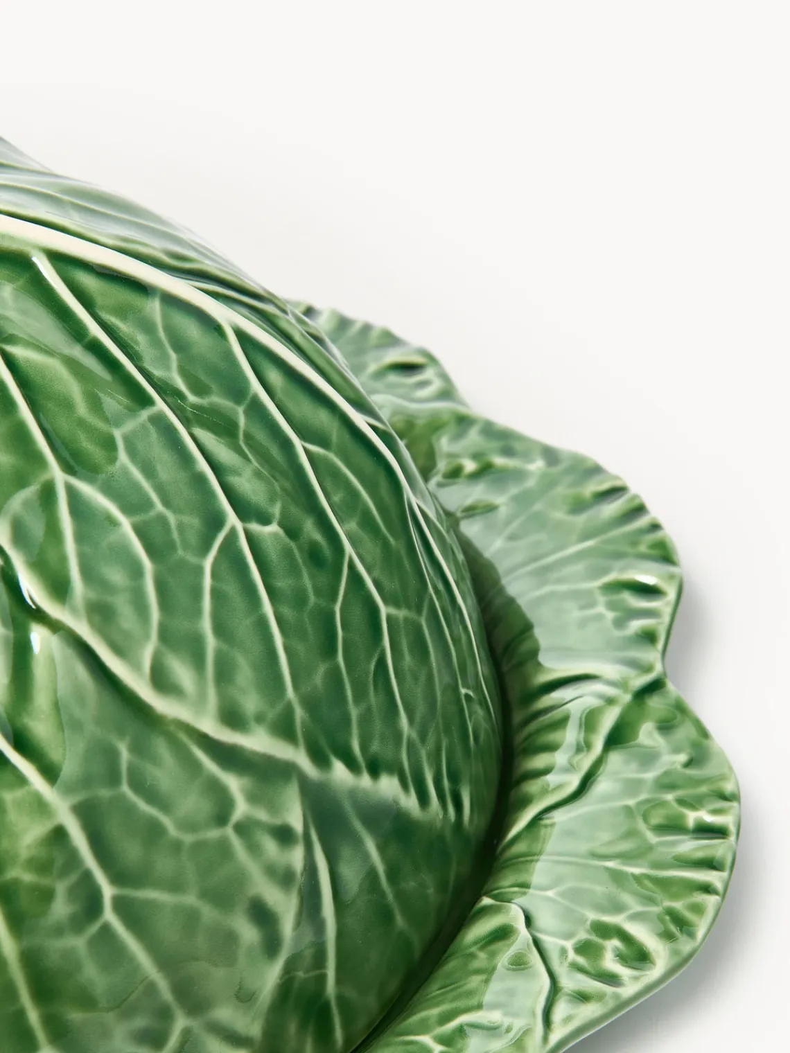 Online BORDALLO PINHEIRO Plateau de service avec couvercle Cabbage