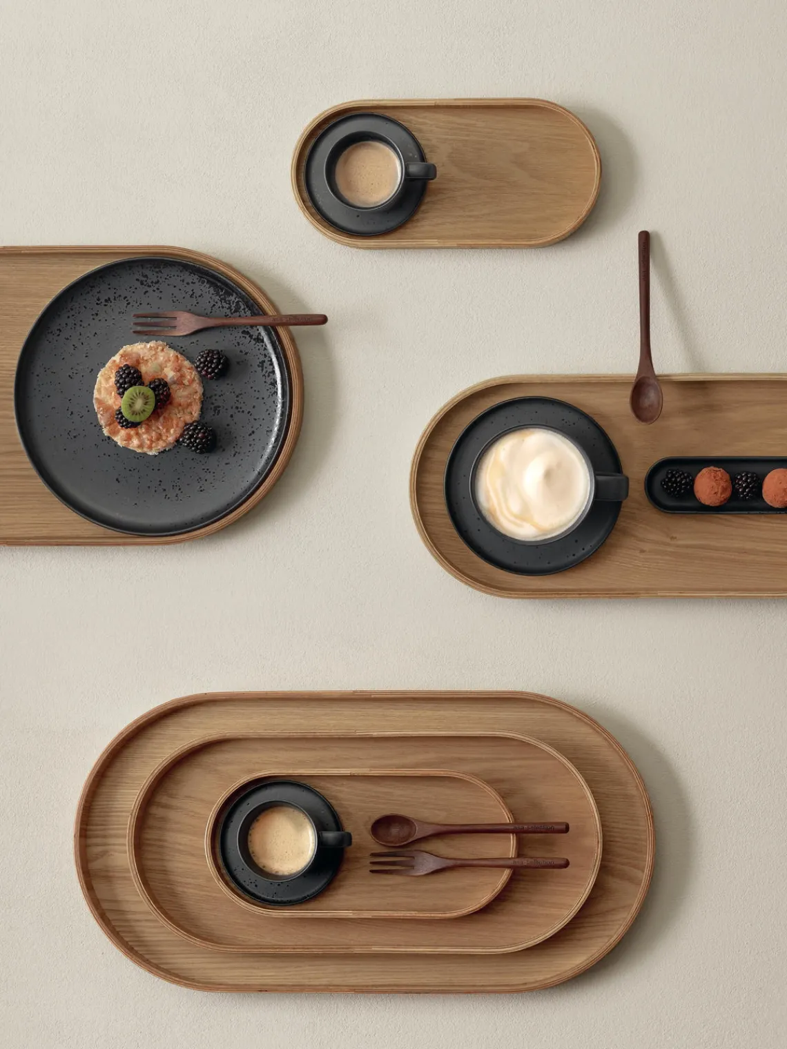 Sale ASA Selection Plateau de service en bois Wood, tailles variées
