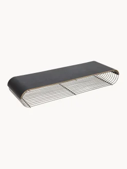 Discount AYTM Plateau en chêne pour étagère murale Curva Bois de chêne, anthracite laqué