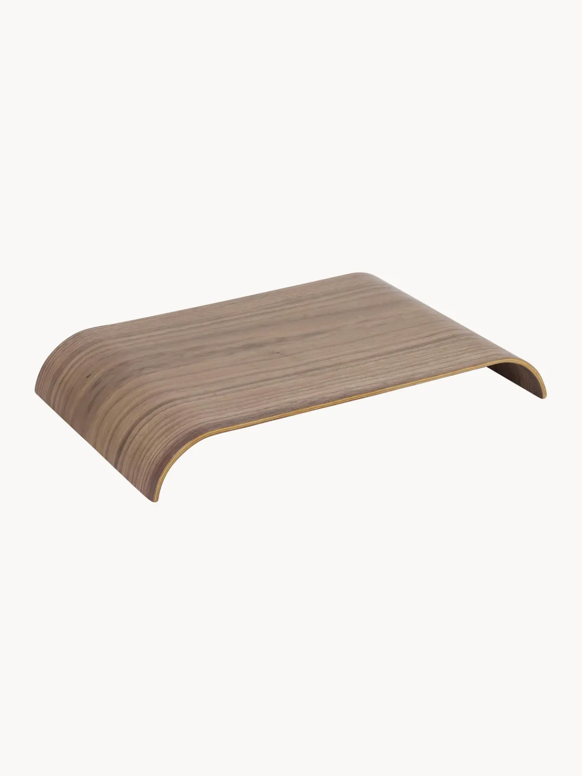 Clearance AYTM Plateau en noyer pour étagère murale Curva Bois de noyer