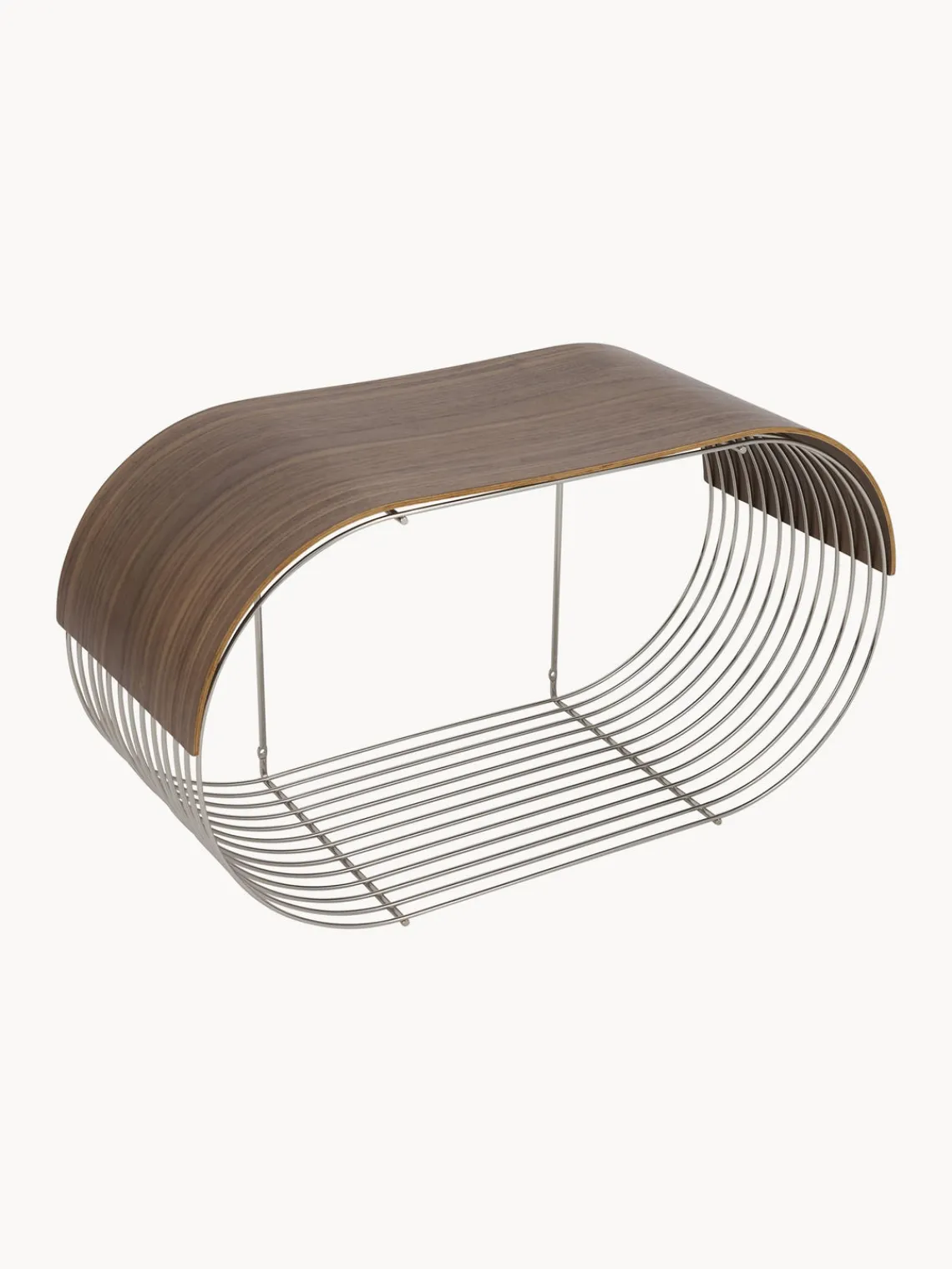Discount AYTM Plateau en noyer pour étagère murale Curva Bois de noyer