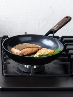 Clearance GreenPan Poêle à frire avec manche en bois Eco Smartshape