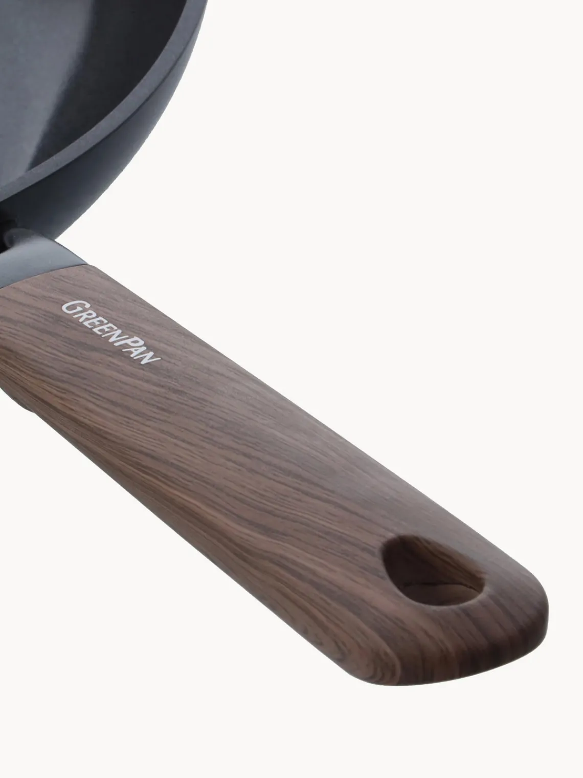 Clearance GreenPan Poêle à frire avec manche en bois Eco Smartshape