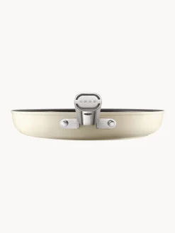 Discount Smeg Poêle à frire avec revêtement antiadhésif 50's Style Blanc cassé