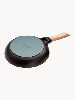 Hot Staub Poêle à frire en fonte avec poignée en bois Wood