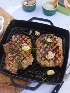 Fashion Staub Poêle à griller carrée American Grill