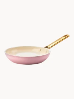 Hot GreenPan Poêles à frire avec revêtement antiadhésif Padova, 2 élém. Rose pâle, doré