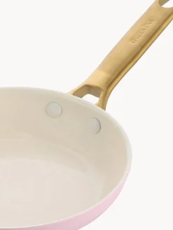 Hot GreenPan Poêles à frire avec revêtement antiadhésif Padova, 2 élém. Rose pâle, doré