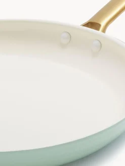 Best GreenPan Poêles à frire avec revêtement antiadhésif Padova, 2 élém. Vert menthe, doré