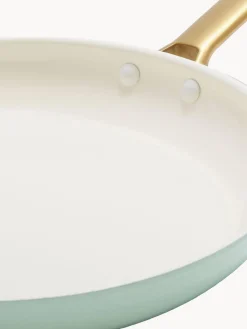 Best GreenPan Poêles à frire avec revêtement antiadhésif Padova, 2 élém. Vert menthe, doré