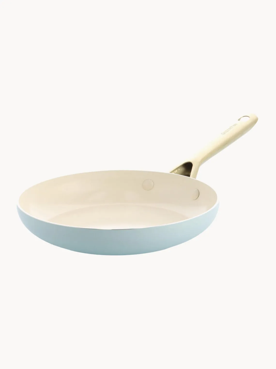New GreenPan Poêles à frire avec revêtement antiadhésif Shades, 3 élém. Bleu foncé, bleu ciel, bleu pétrole, doré
