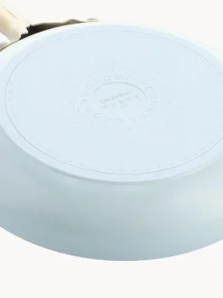 New GreenPan Poêles à frire avec revêtement antiadhésif Shades, 3 élém. Bleu foncé, bleu ciel, bleu pétrole, doré