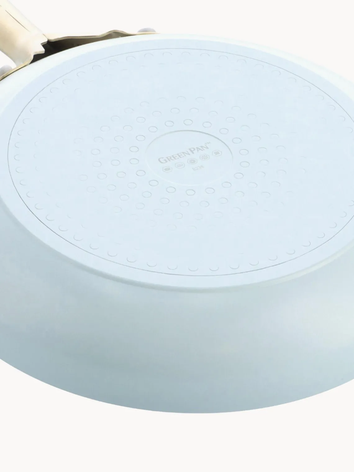 New GreenPan Poêles à frire avec revêtement antiadhésif Shades, 3 élém. Bleu foncé, bleu ciel, bleu pétrole, doré