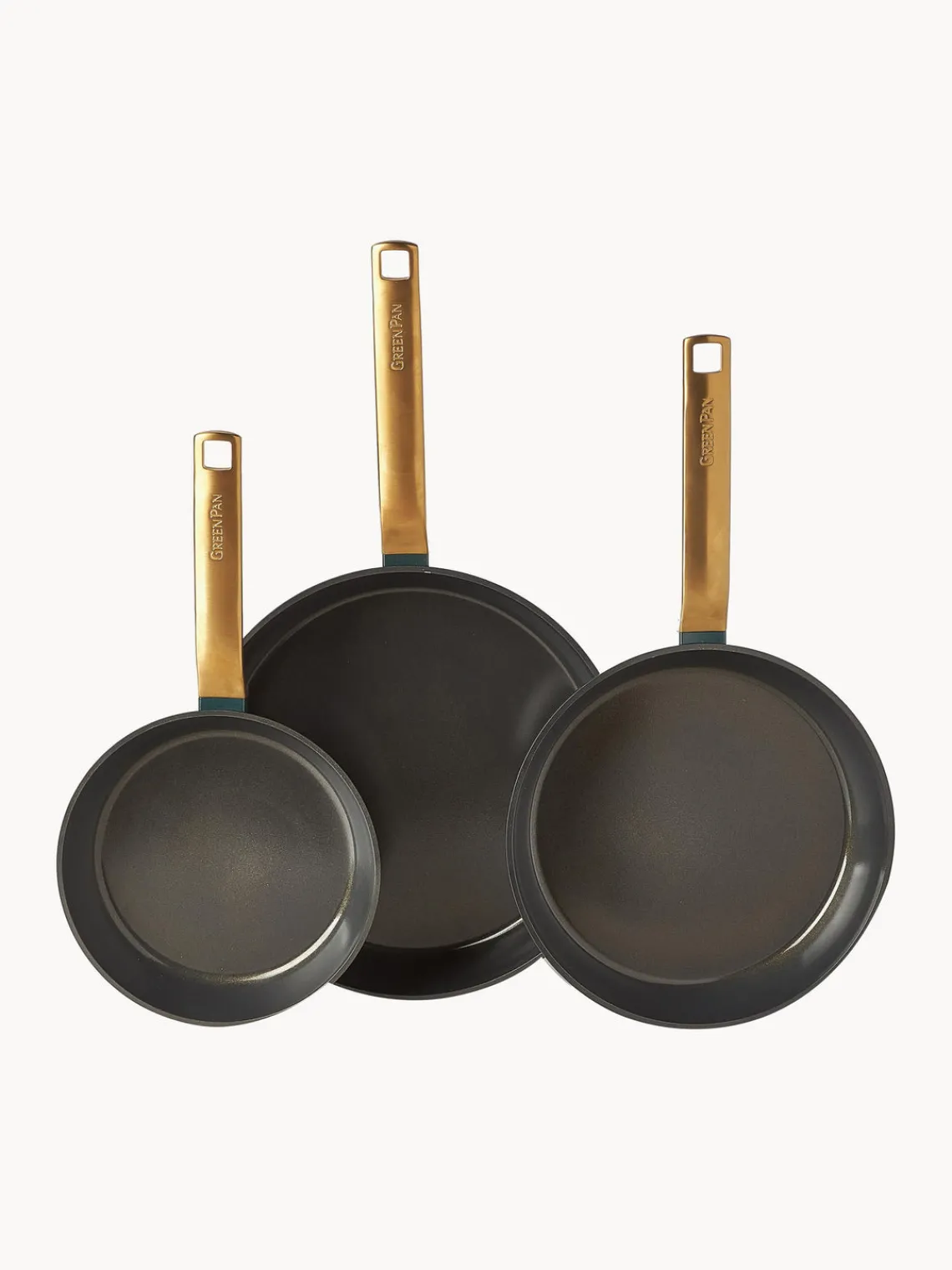 Sale GreenPan Poêles avec revêtement antiadhésif Padova, 3 élém.
