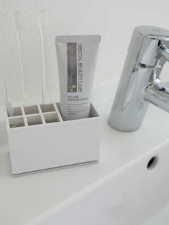 Discount Yamazaki Porte-brosse à dents Mist Blanc