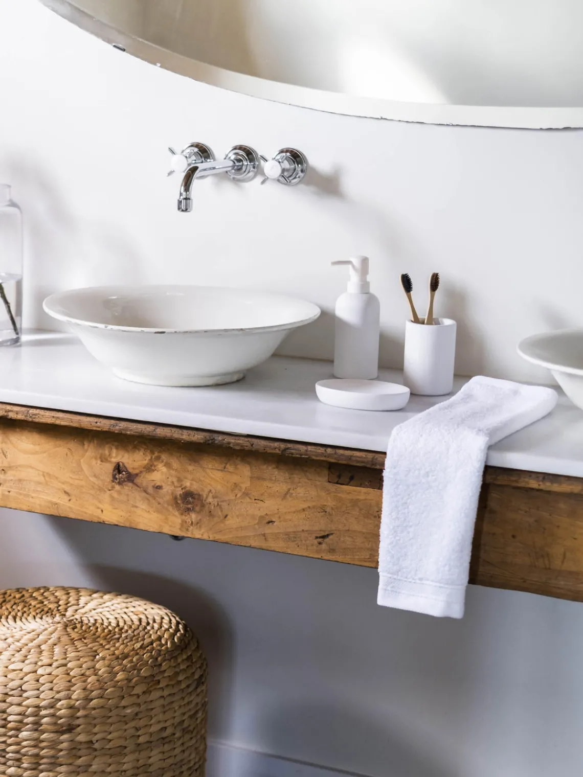 Clearance ANDREA HOUSE Porte-brosses à dents Archway Blanc
