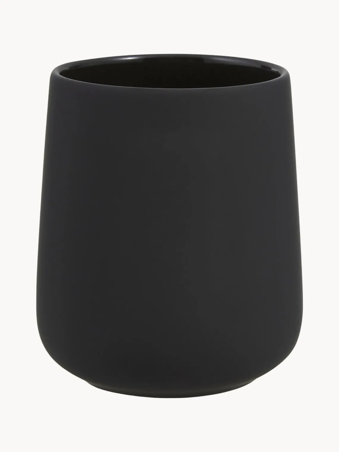 Clearance Zone Denmark Porte-brosses à dents en porcelaine Clean Noir